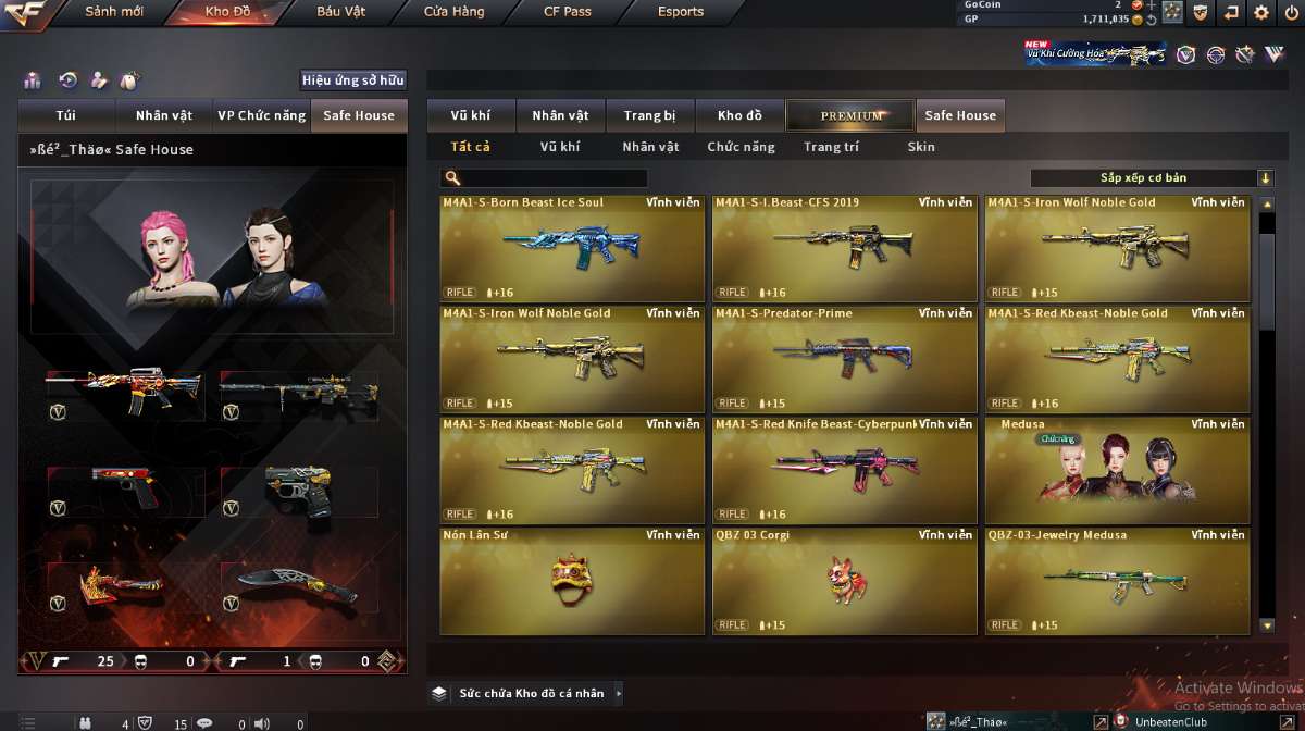 shop acc cf uy tin gia re